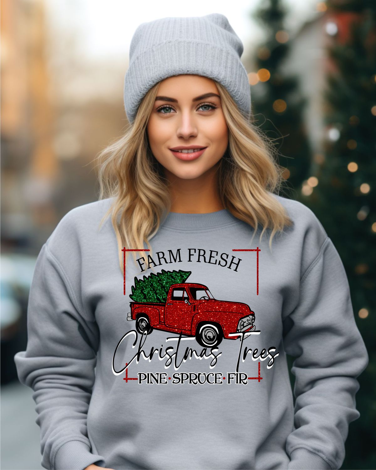 Farm Fresh Christmas Trees DTF Transfer