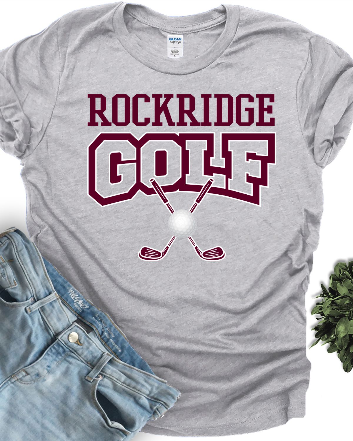 Rockridge Golf Crossed Clubs DTF Transfer