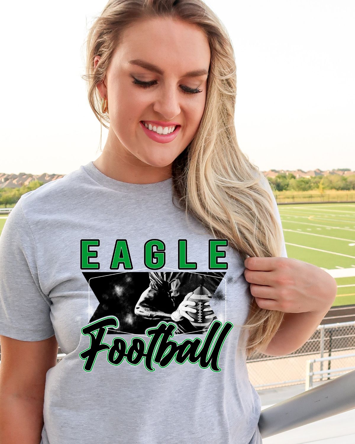 Eagle Football Photo DTF Transfer, rusticgracecompany.com