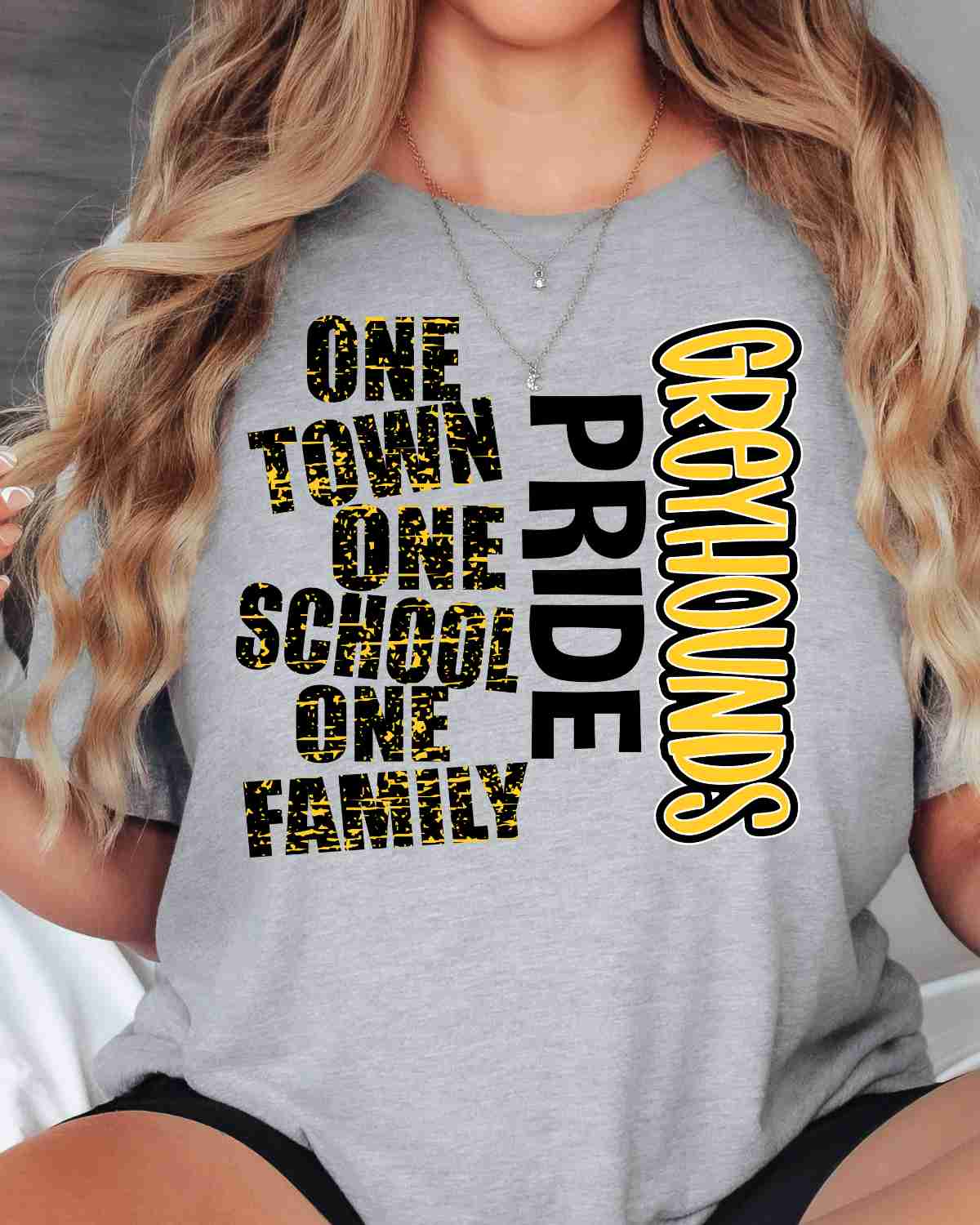 One Town One School Greyhounds Pride DTF Transfer