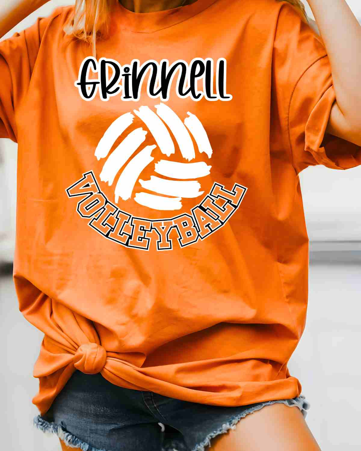 Grinnell Volleyball DTF Transfer