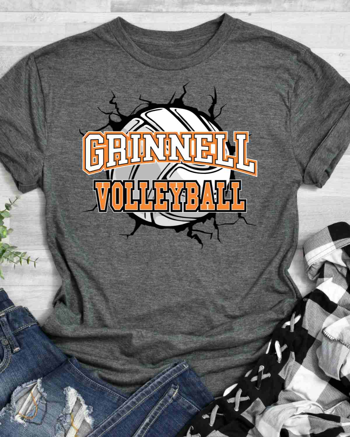 Grinnell Volleyball Break Through DTF Transfer