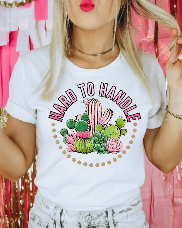 hard to handle cactus shirt