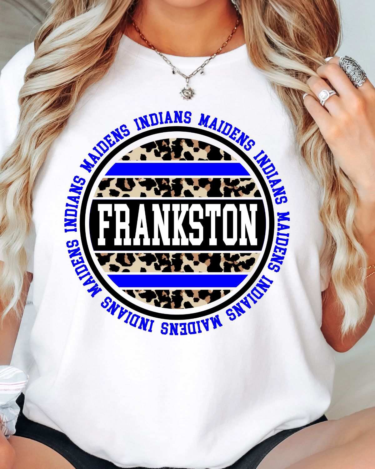 Frankston Leopard Print Circle DTF Transfer