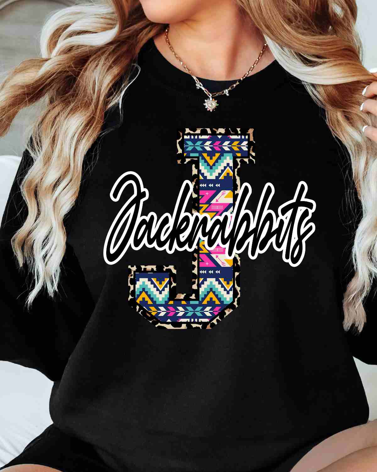 Jackrabbits Aztec Letter DTF Transfer