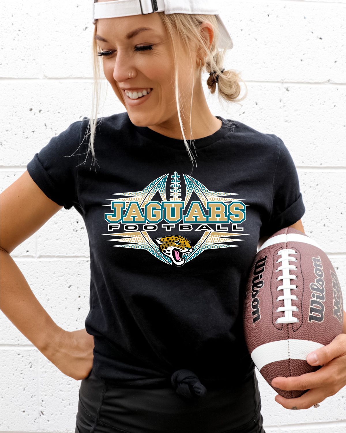 Jaguars Football Halftone DTF Transfer