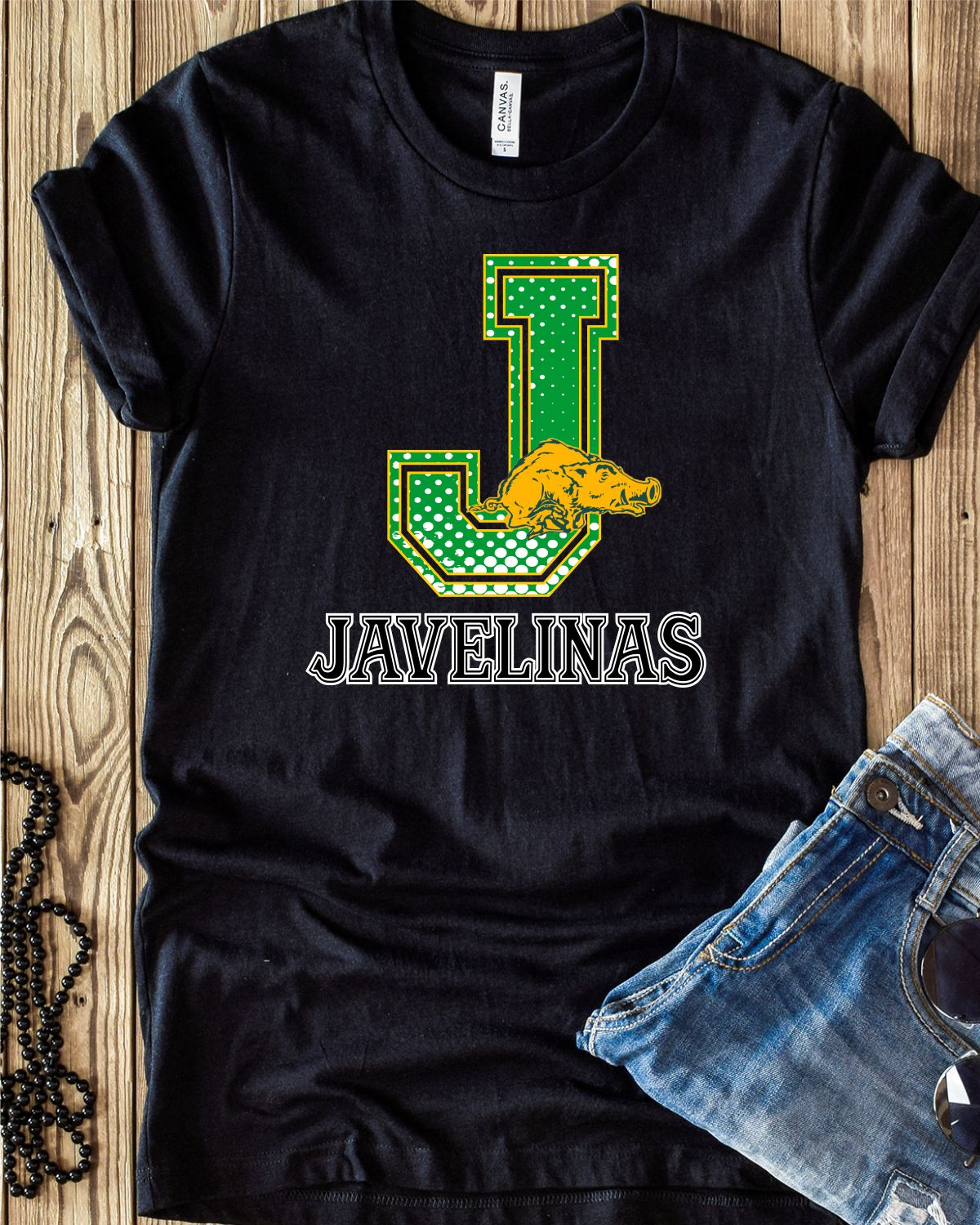 Javelinas Halftone Letter DTF Transfer