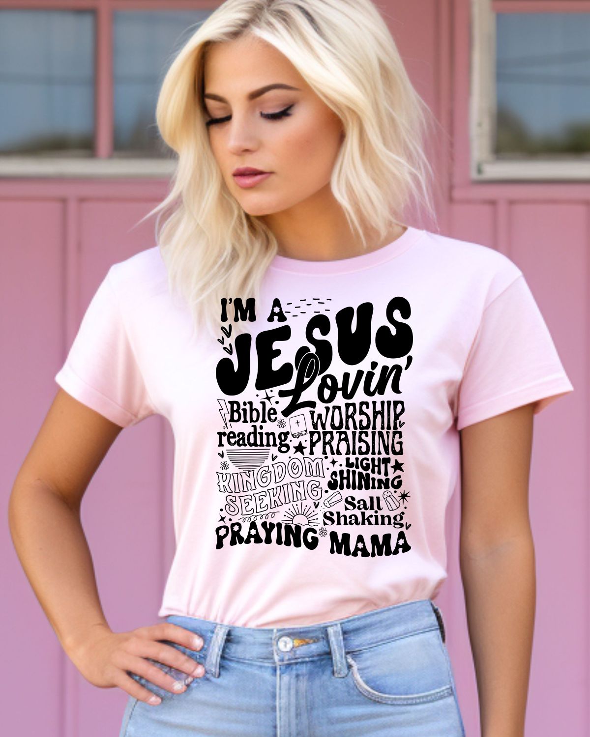 Jesus Lovin Bible Readin Girl DTF Transfer