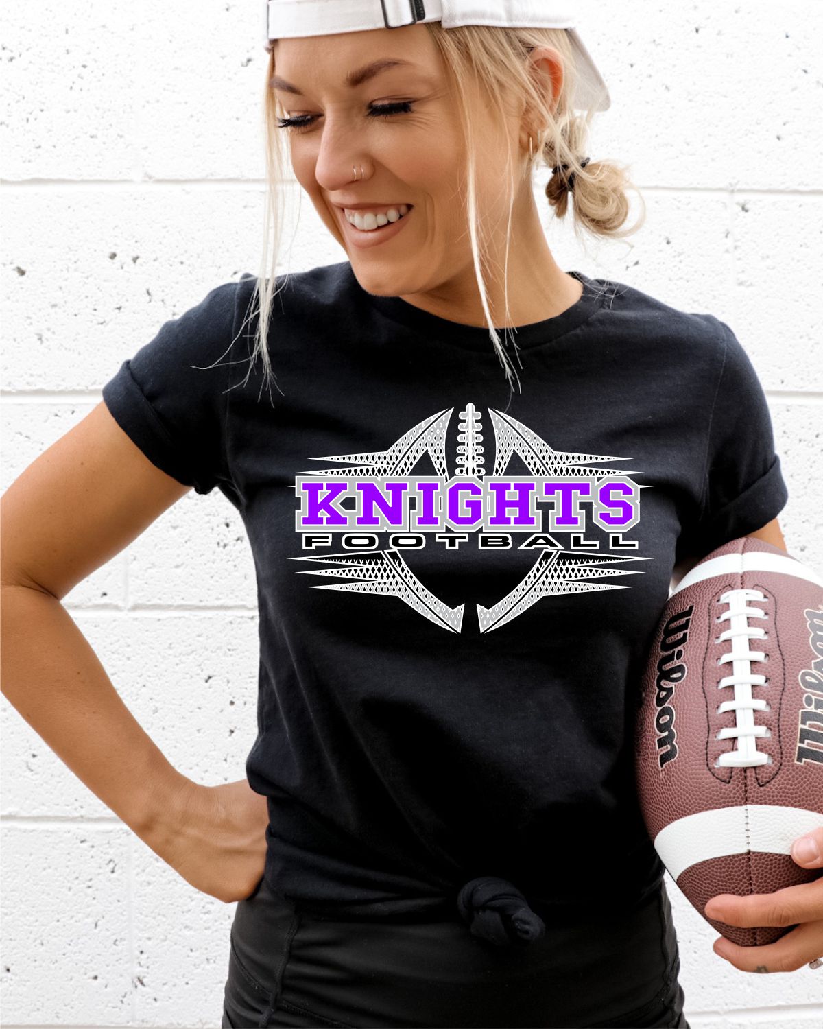 Knights Football Halftone DTF Transfer