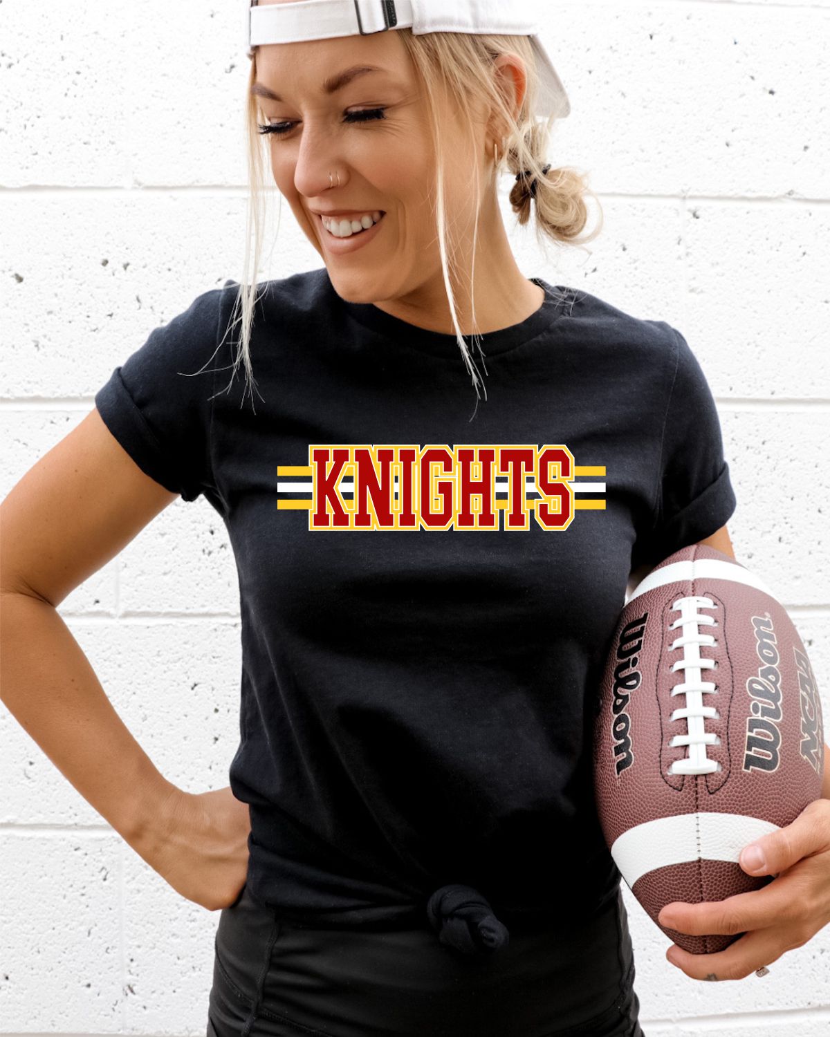 Knights Word with Lines DTF Transfer