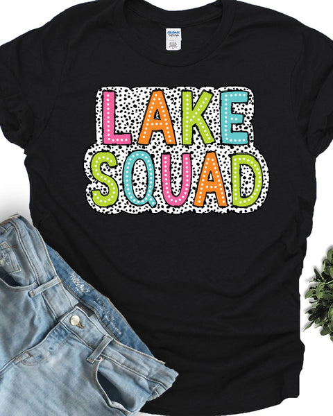 Lake Squad Colorful Dots DTF Transfer