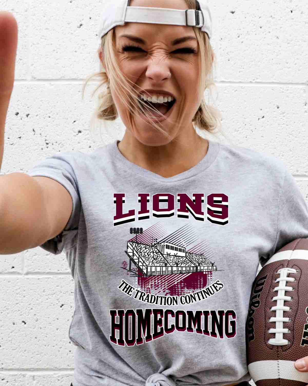 Lions Homecoming Tradition DTF Transfer