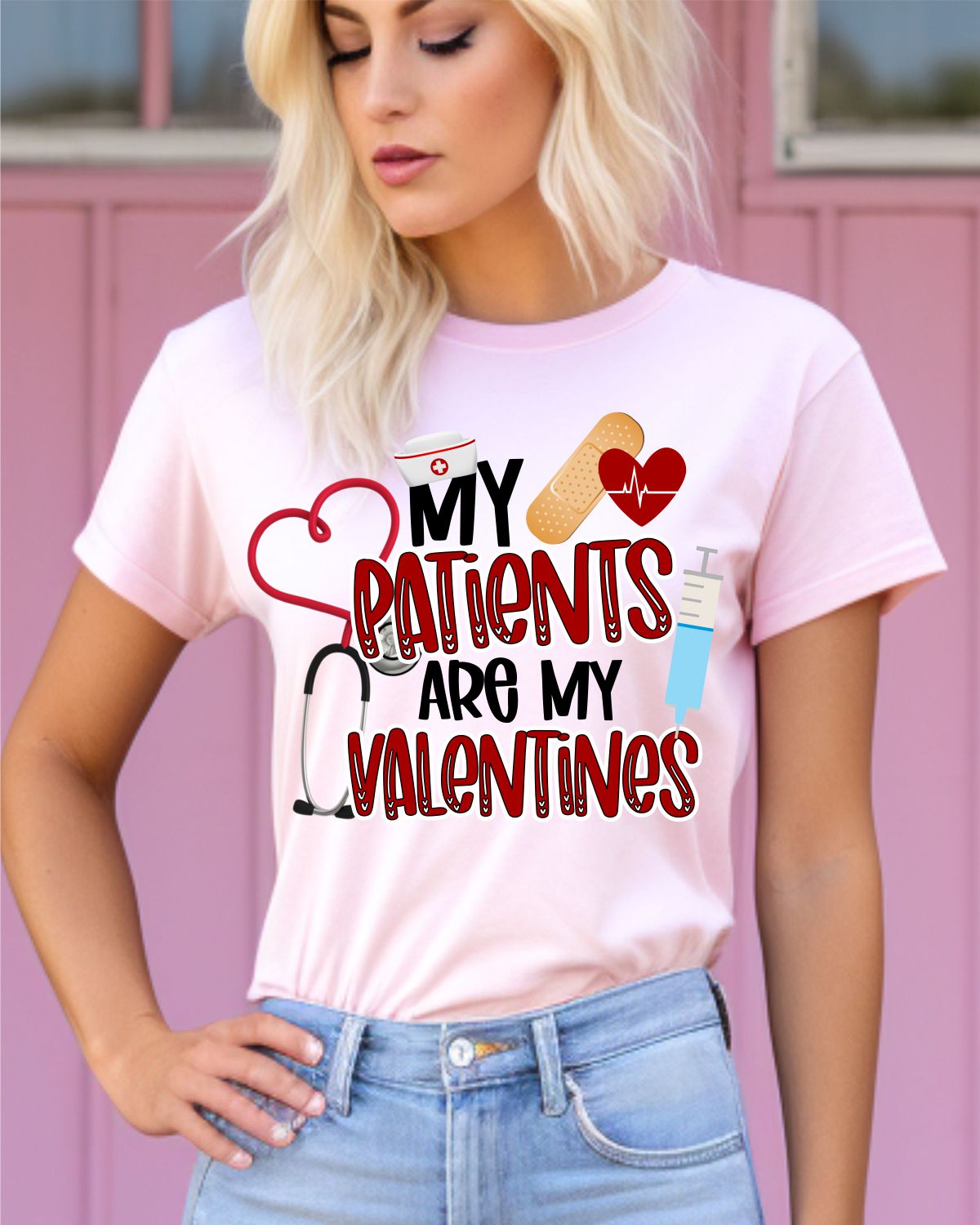 My Patients are my Valentines DTF Transfer