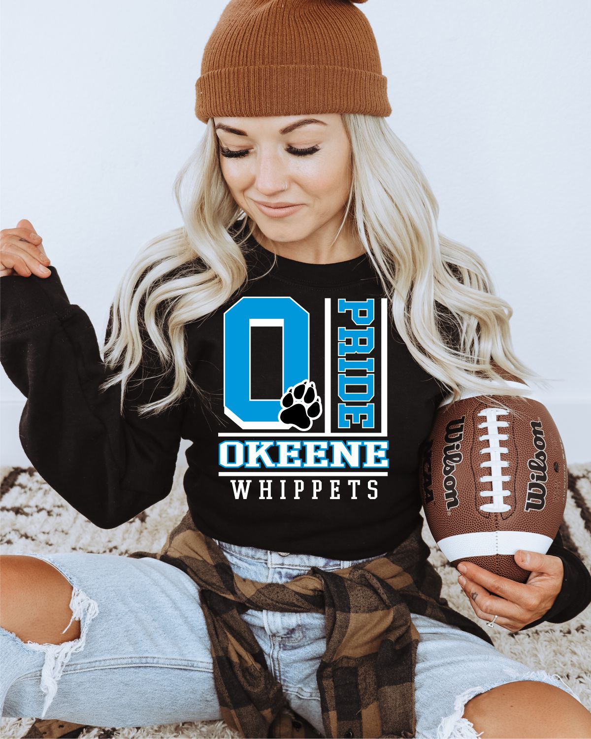 Okeene Whippets Pride Block DTF Transfer