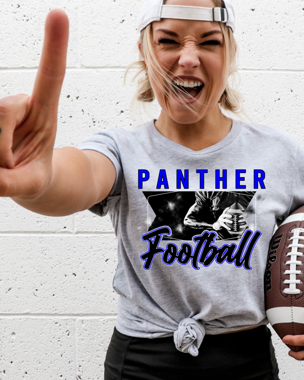 Panther Football Photo DTF Transfer