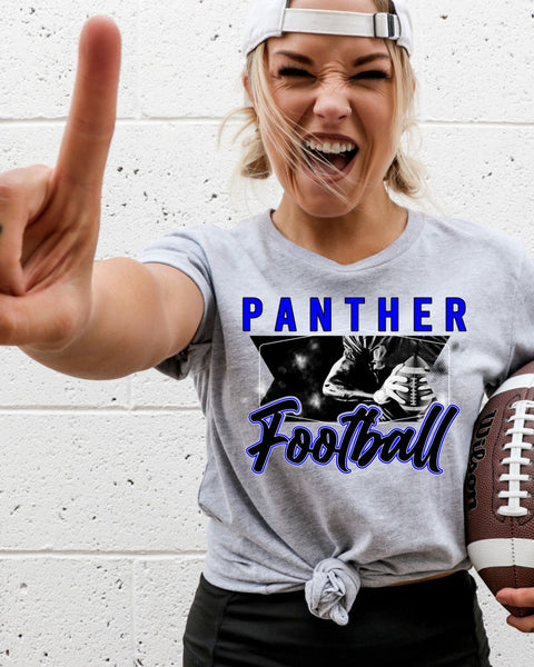 Panther Football Photo DTF Transfer