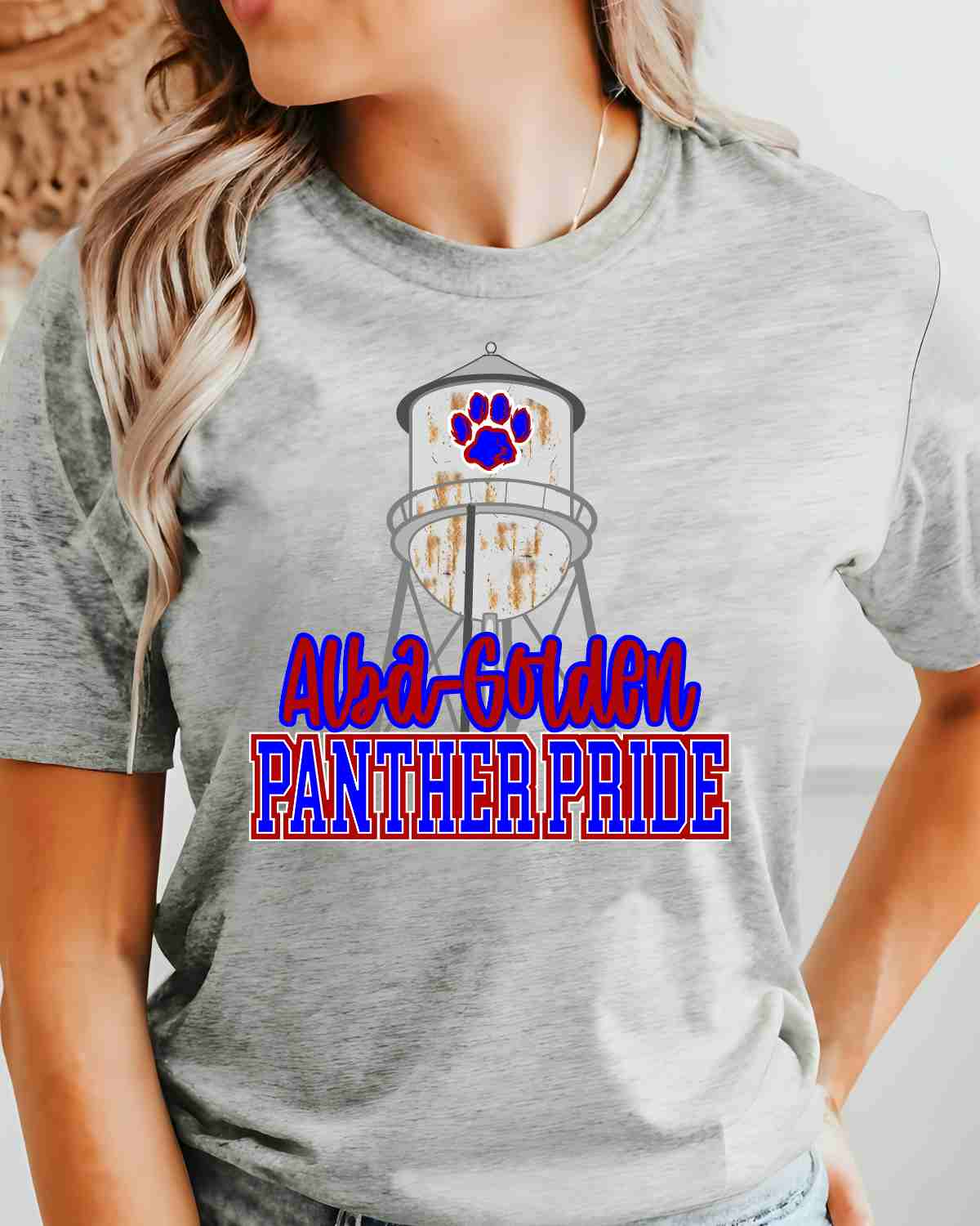 Alba- Golden Panther Pride Water Tower DTF Transfer