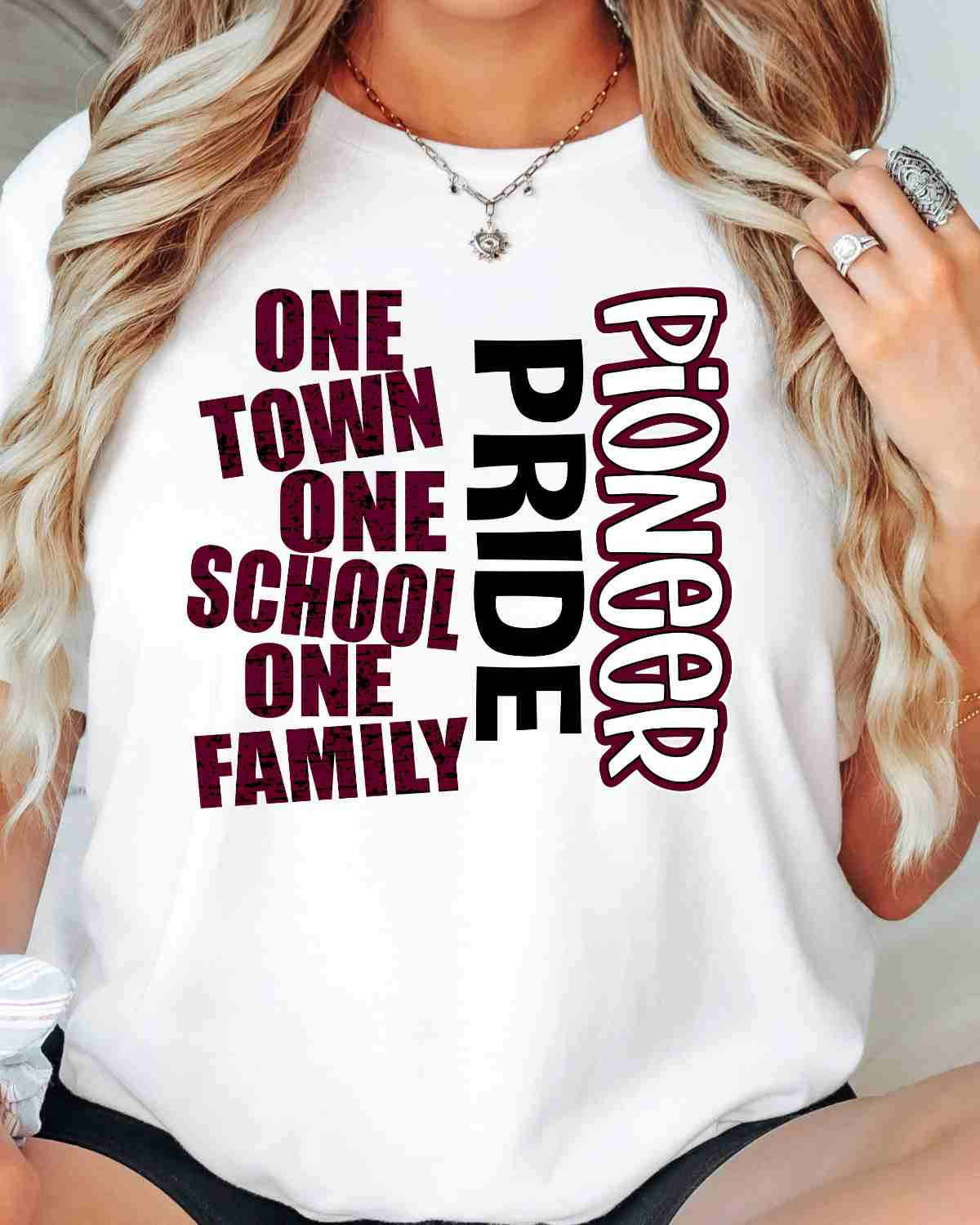 One Town One School Pioneer Pride DTF Transfer