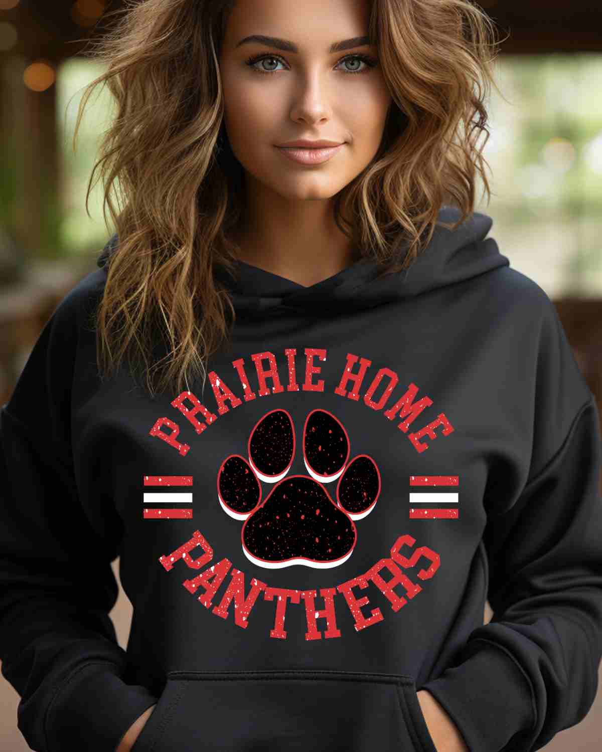 Prairie Home Panthers Circle Paw DTF Transfer