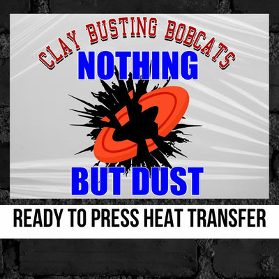 Clay Busting Bobcats DTF Transfer