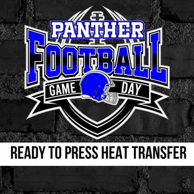 Panther Football Game Day Banner DTF Transfer