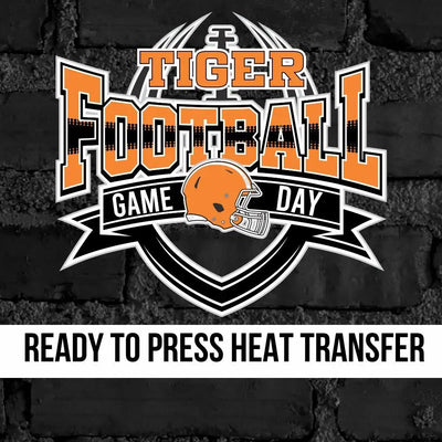 Tiger Football Game Day Banner DTF Transfer
