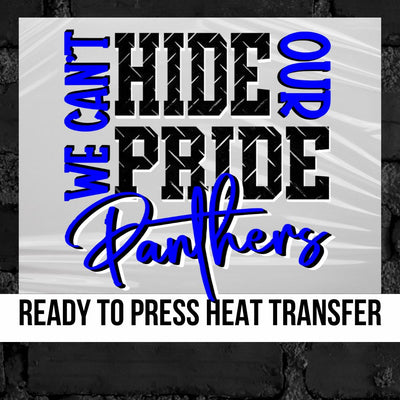 We Can't Hide Our Pride Panthers DTF Transfer