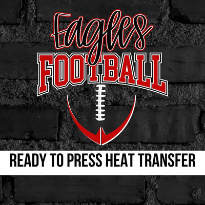 Eagles Half Football DTF Transfer