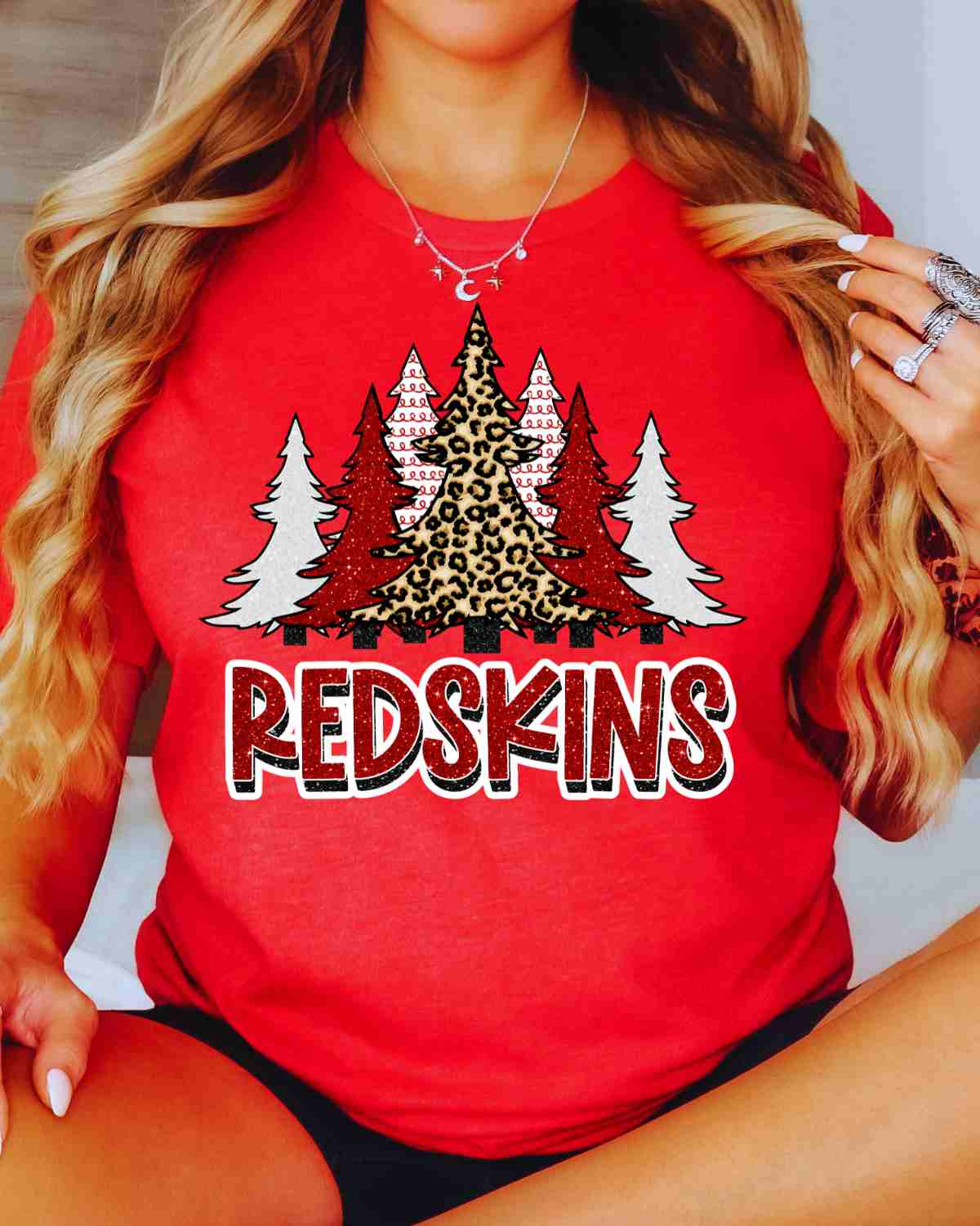 Redskins Christmas Trees DTF Transfer