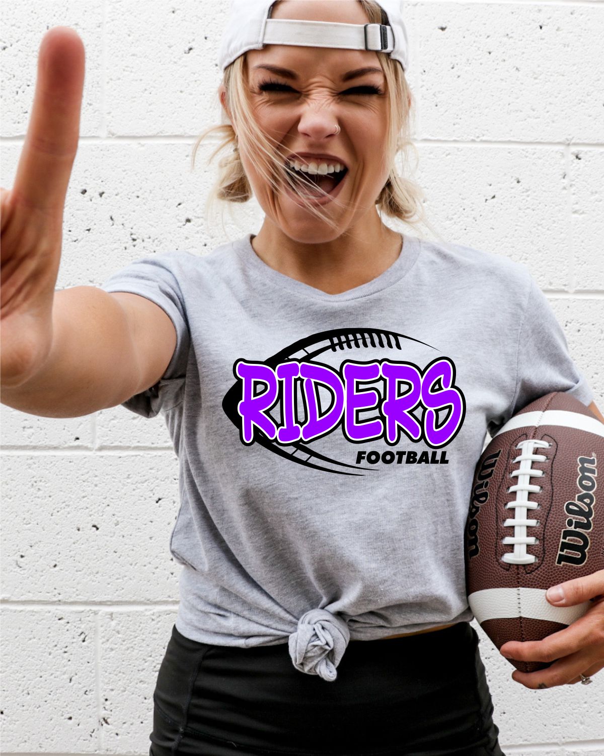 Riders Football Graffiti DTF Transfer