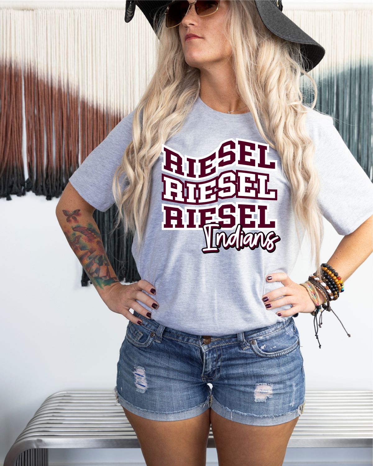 Riesel Indians Swerve Word DTF Transfer