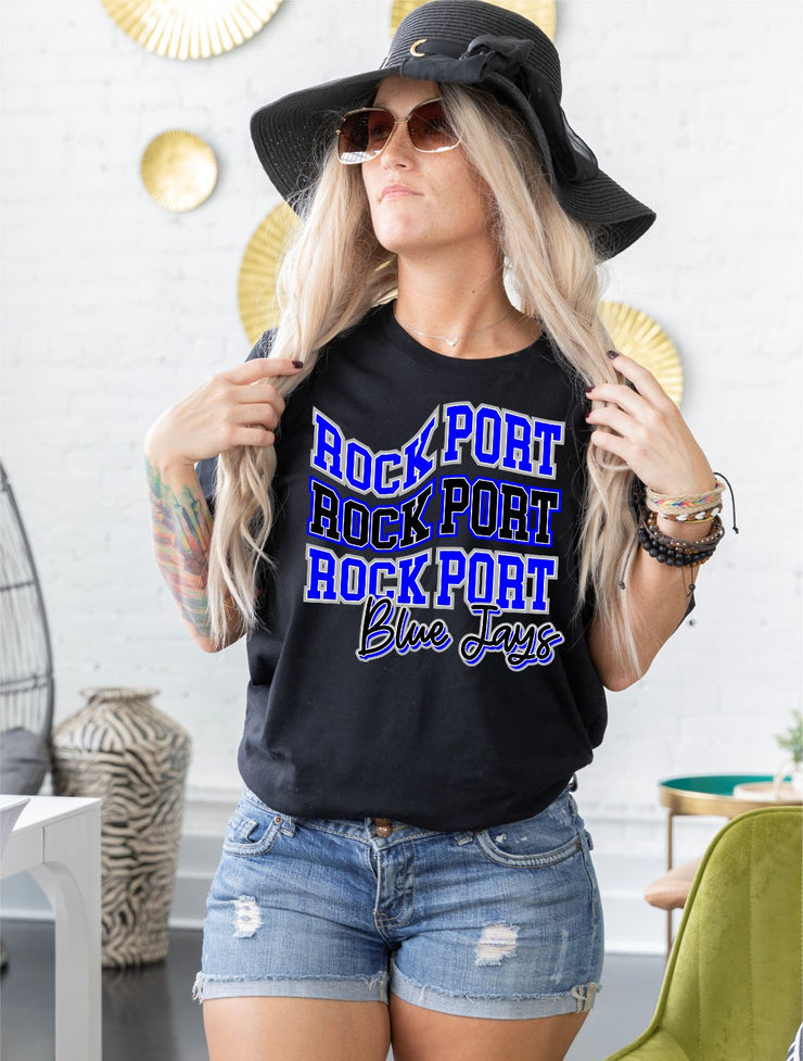 Rock Port Blue Jays Swerve Word DTF Transfer – Rustic Grace Heat