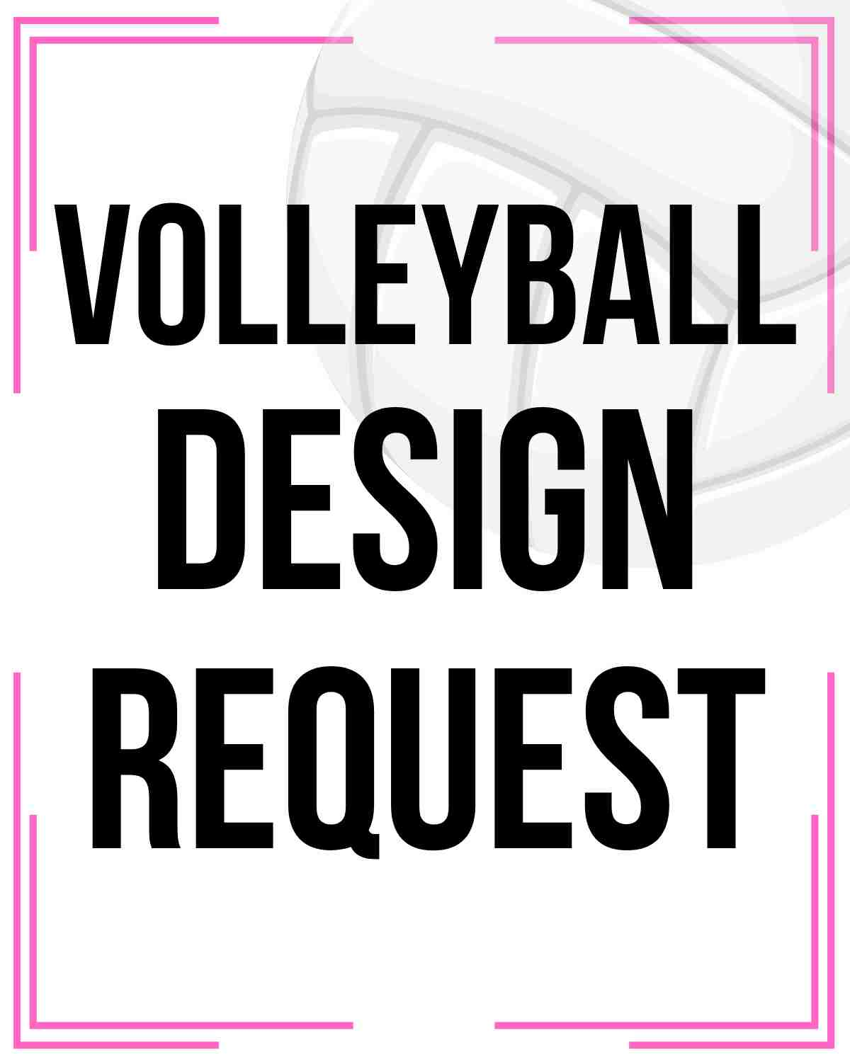 Volleyball Mock Up Design Request