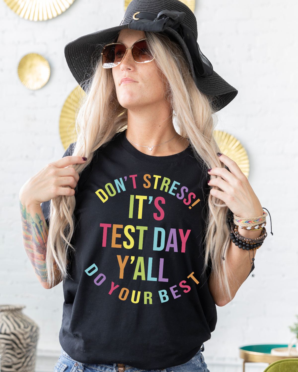 Don't Stress It's Test Day DTF Transfer