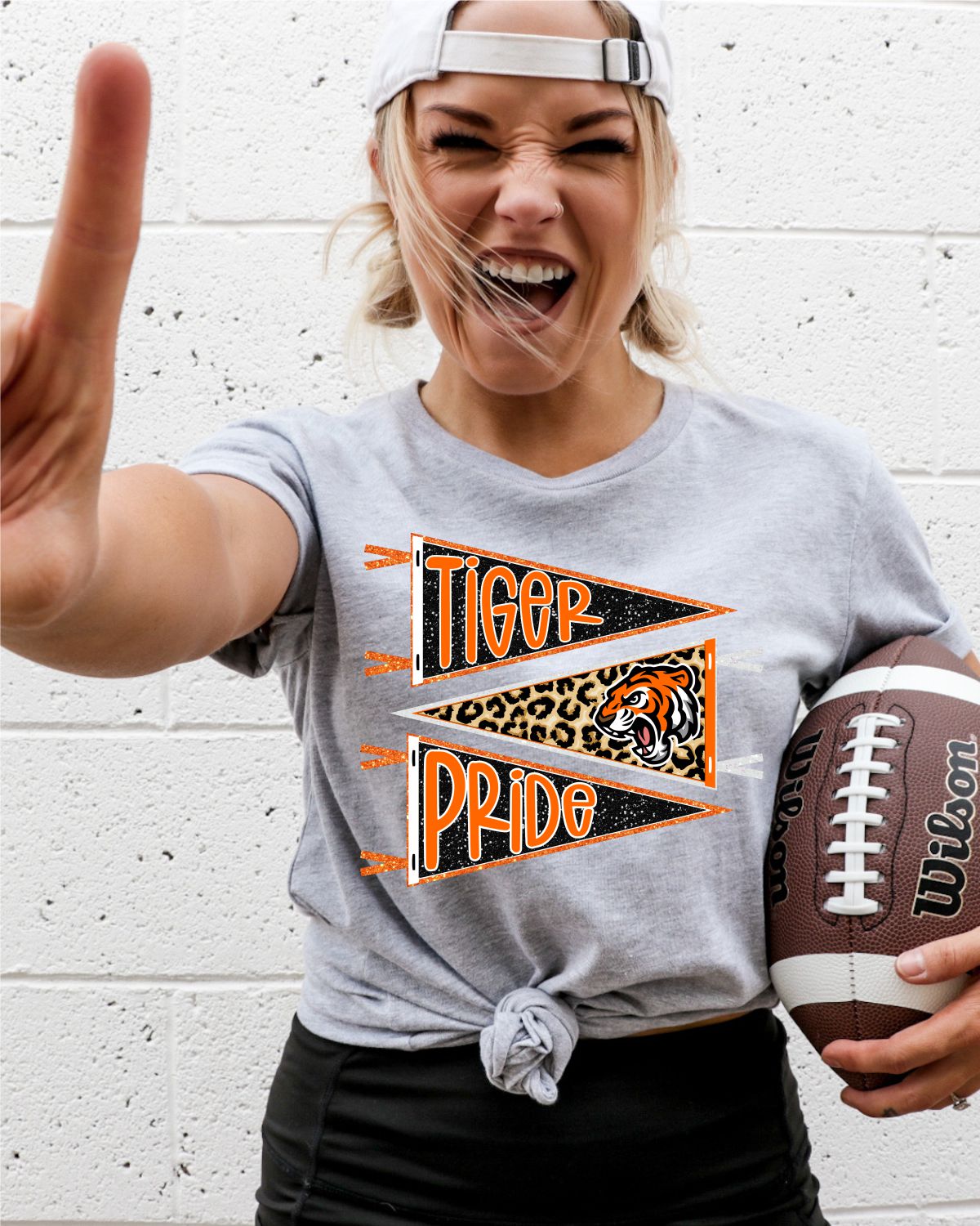 Tiger Pride Pennants DTF Transfer