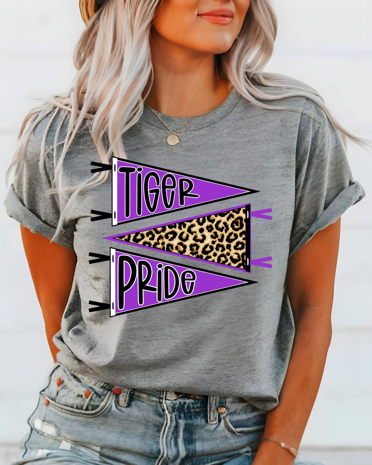 Tiger Pride Pennants DTF Transfer