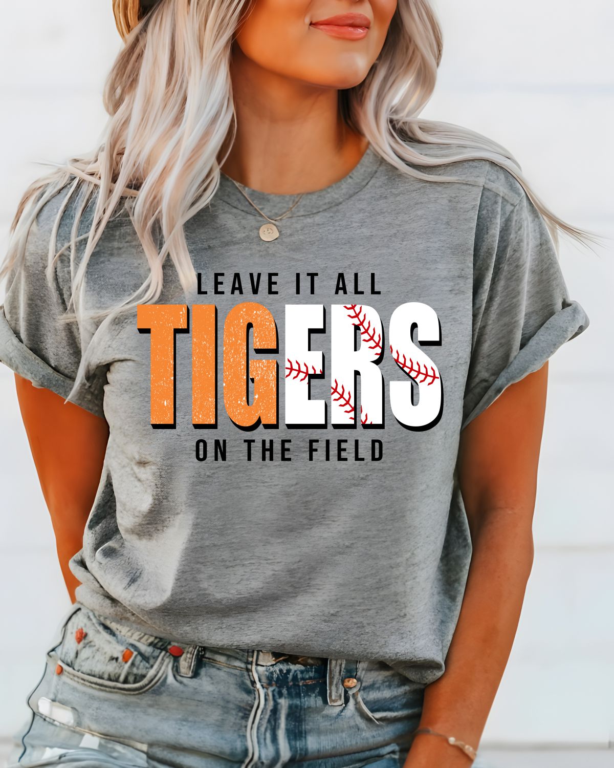 Tigers Baseball Leave it on the Field DTF Transfer