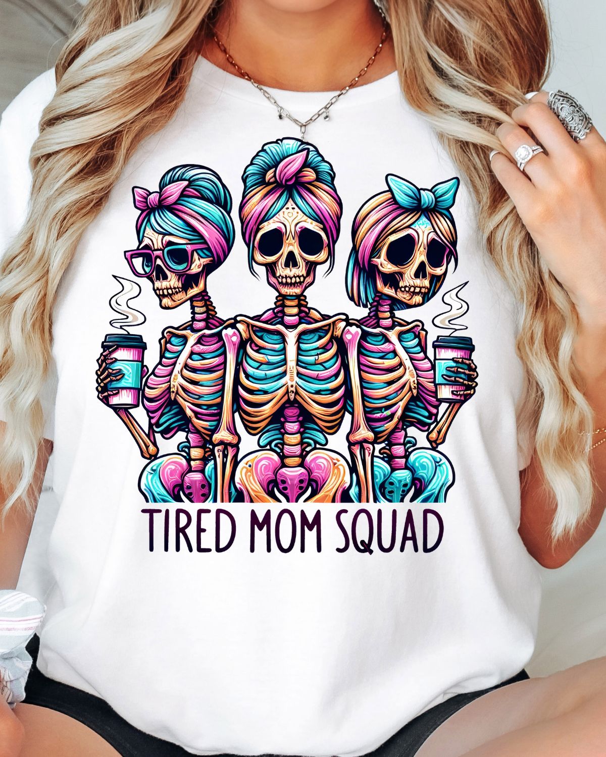 Tired Mom Squad DTF Transfer