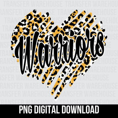 Warriors Scribble Heart Digital Download