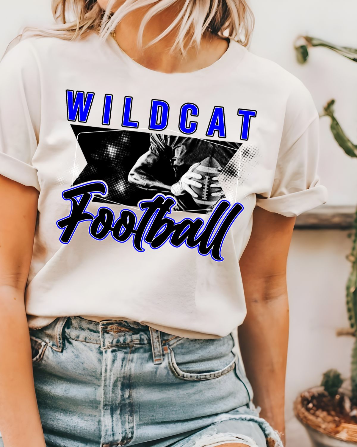 Wildcat Football Photo DTF Transfer