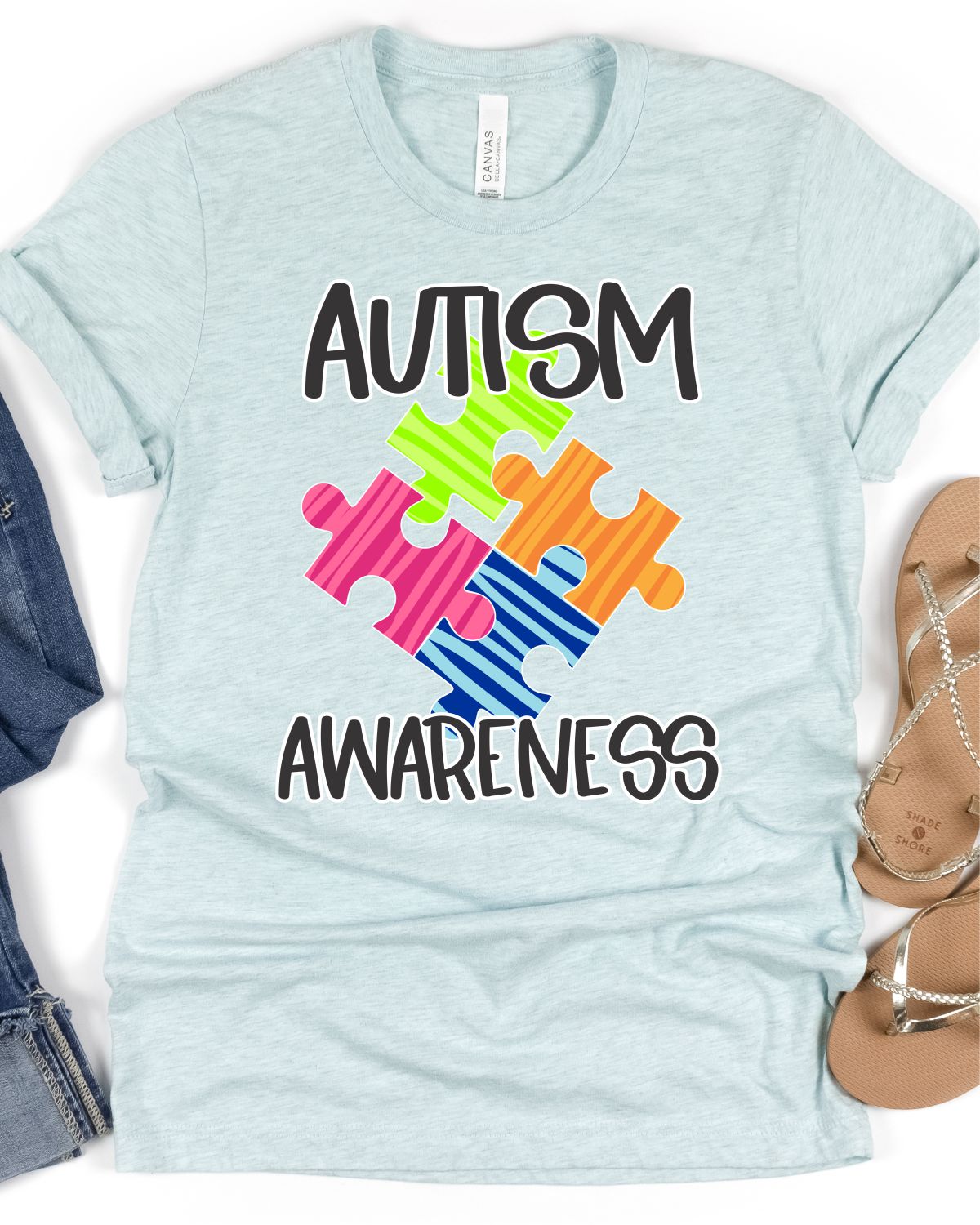 Autism Awareness Transfer - Rustic Grace Heat Transfer Company