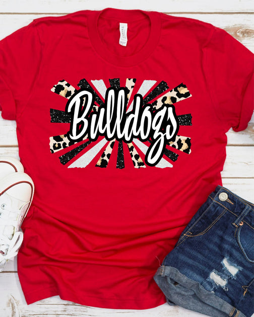 Bulldogs Starburst DTF Transfer – Rustic Grace Heat Transfer Company