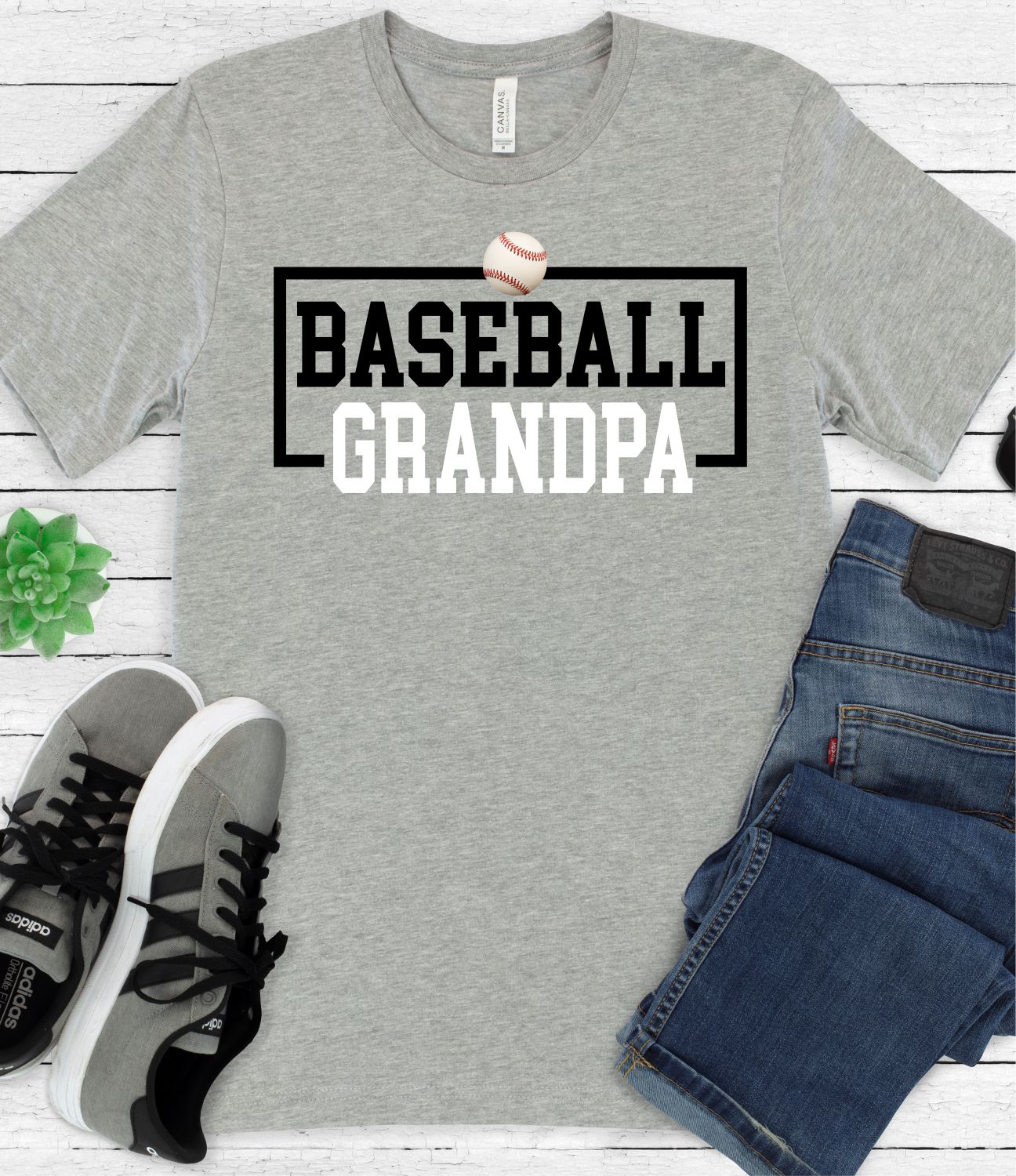 Custom Baseball Name Rectangle Transfer - Rustic Grace Heat Transfer Company