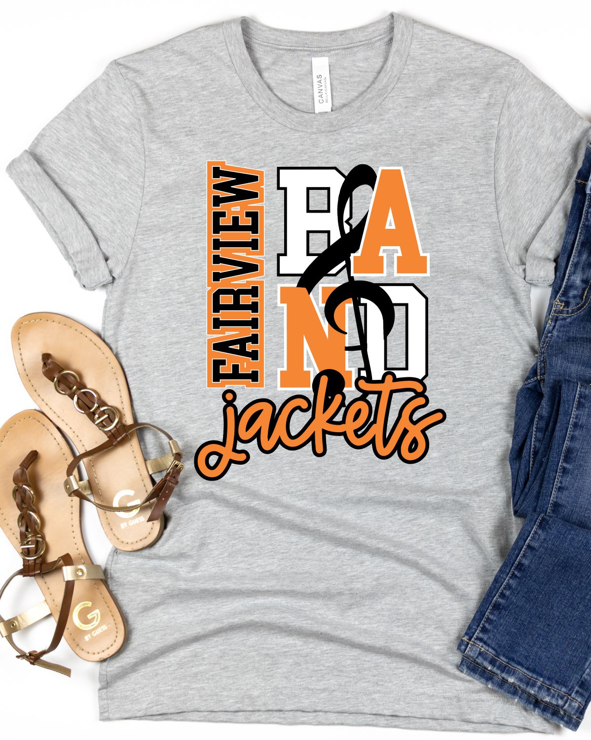 Fairview Jackets Band Transfer - Rustic Grace Heat Transfer Company