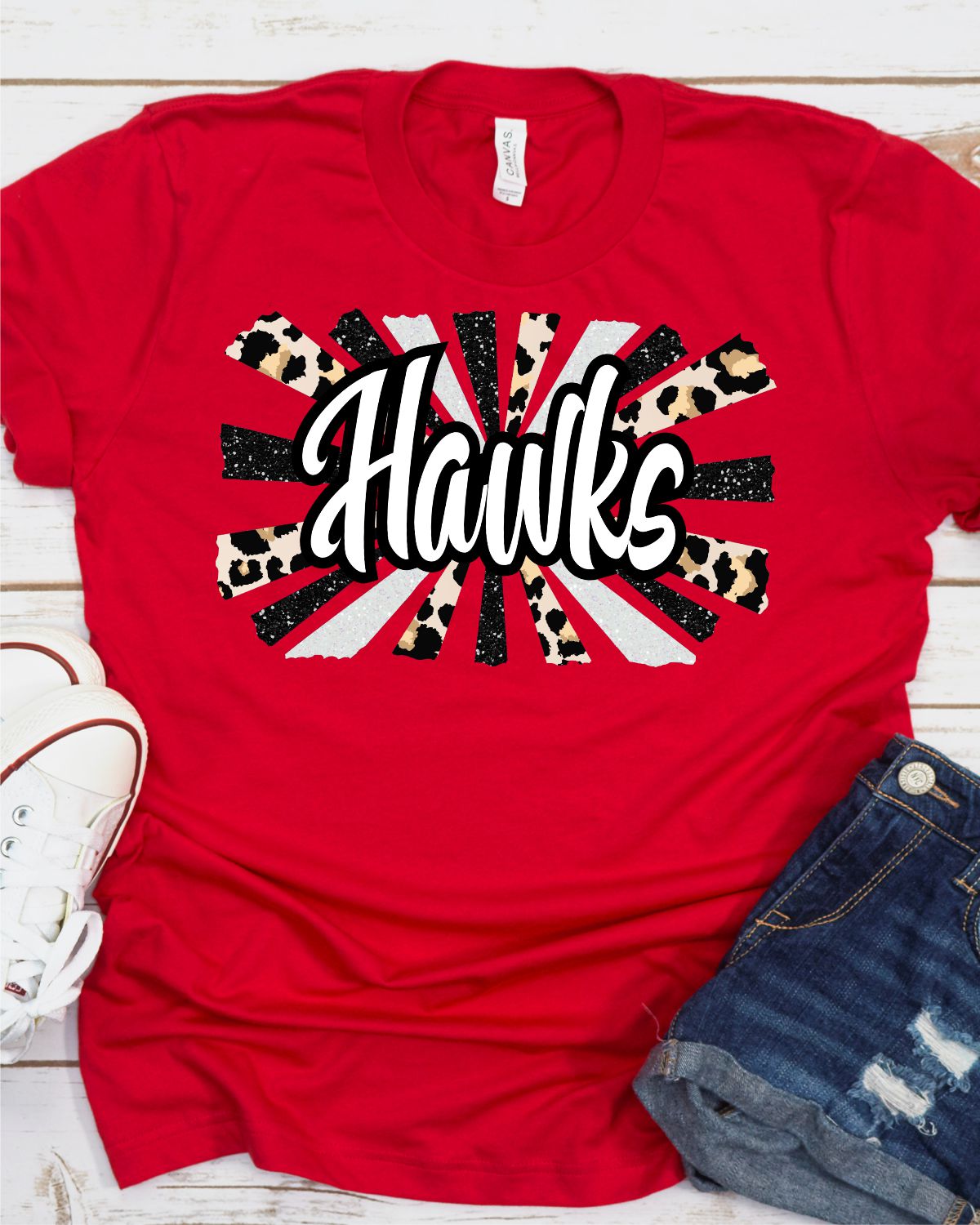 Hawks Starburst Transfer - Rustic Grace Heat Transfer Company