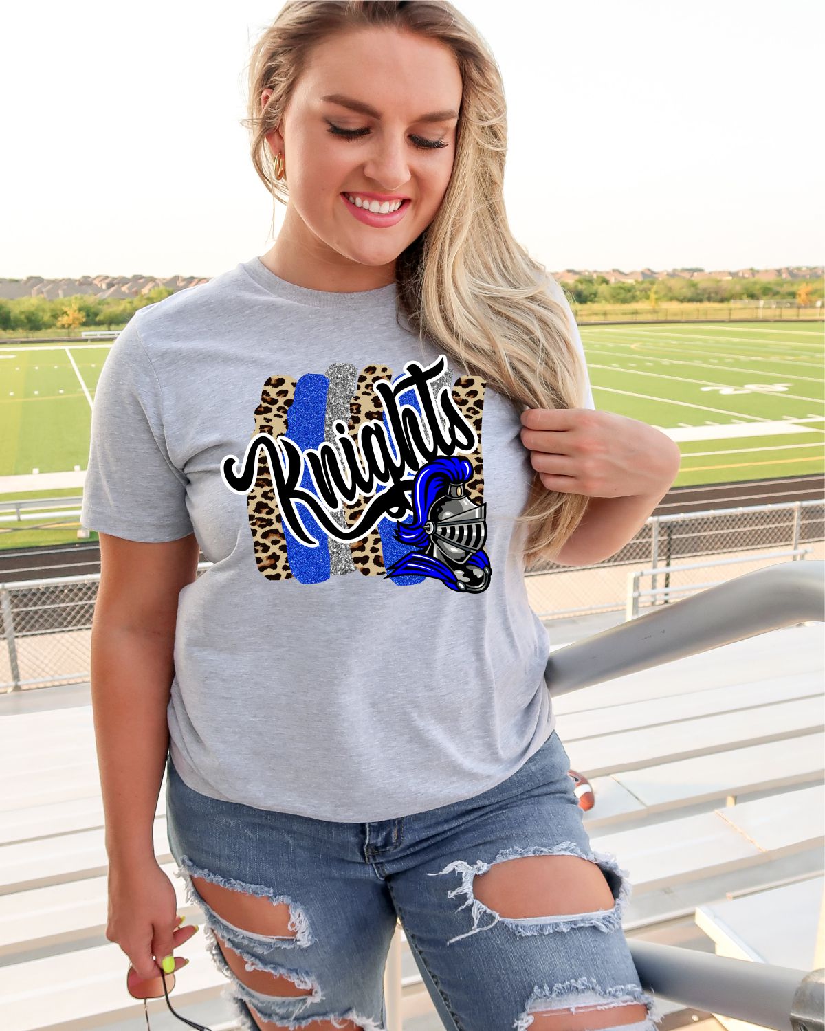 Knights Swash Mascot Transfer - Rustic Grace Heat Transfer Company