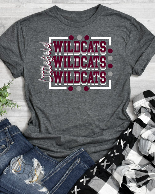 Littlefield Wildcats Rectangle with Dots DTF Transfer – Rustic Grace ...