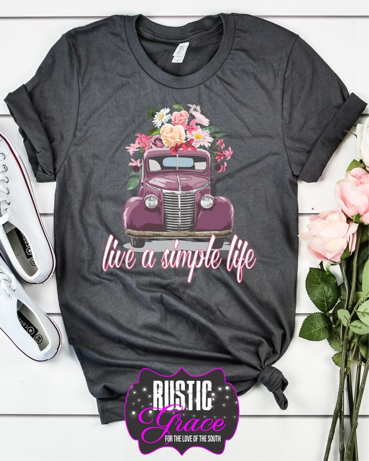 Live a Simple Life Transfer - Rustic Grace Heat Transfer Company