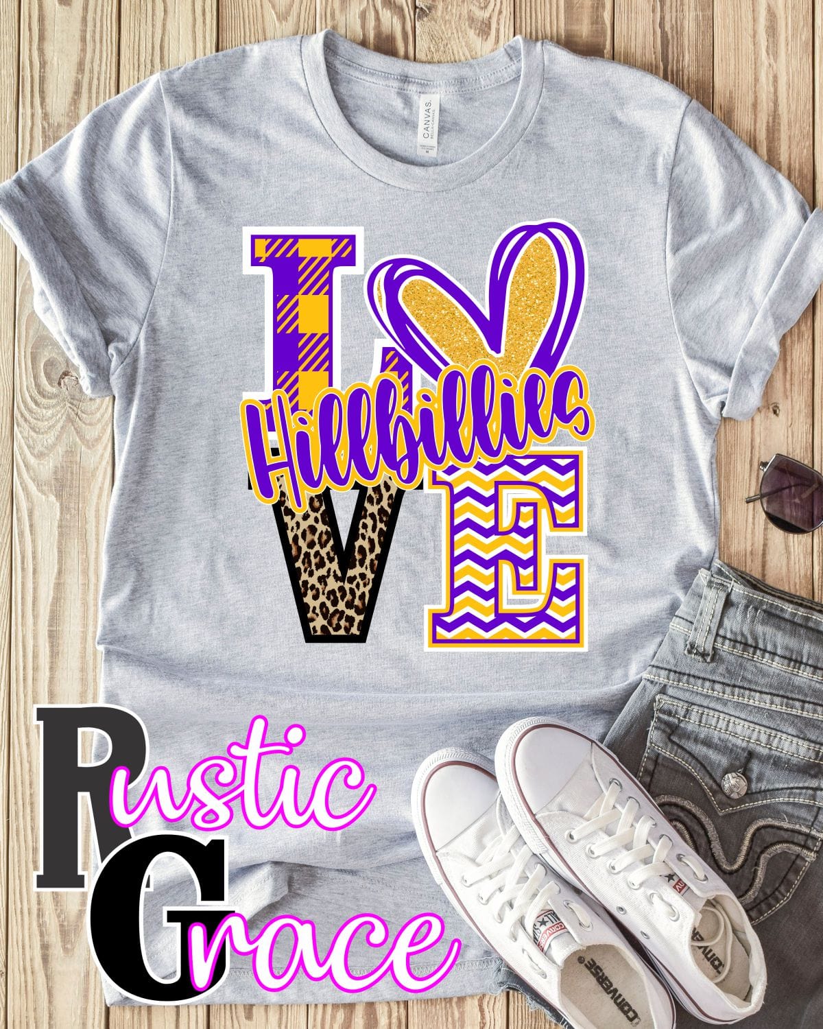 Love Hillbillies Transfer - Rustic Grace Heat Transfer Company