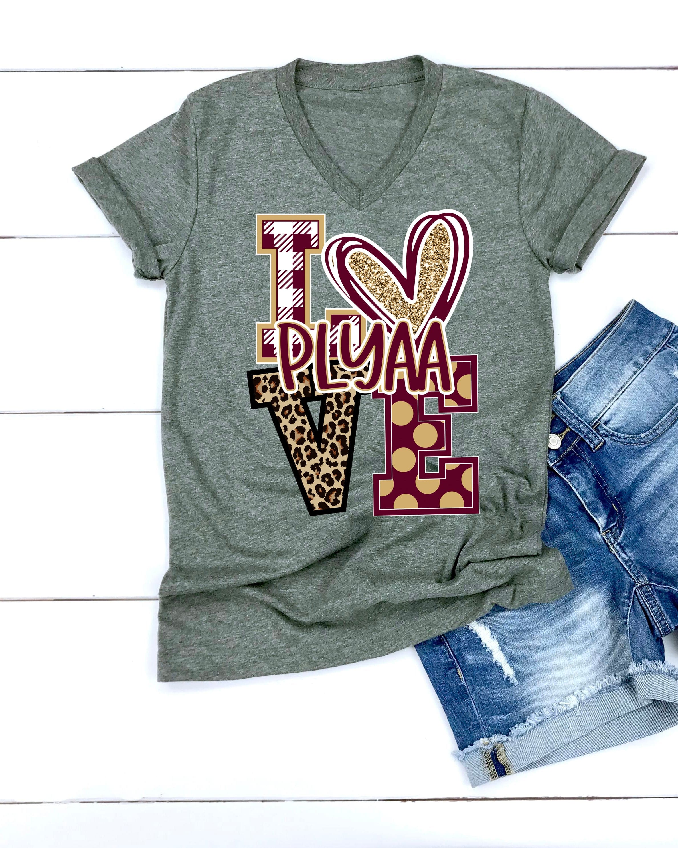 LOVE PLYAA Transfer - Rustic Grace Heat Transfer Company